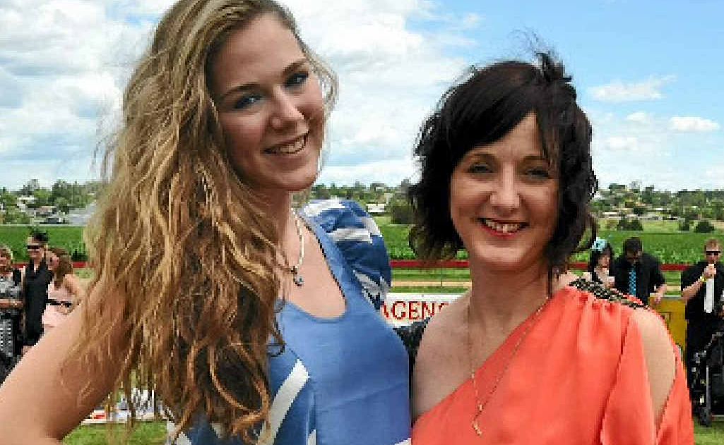 Rebecca and mum Lou Dilworth strike a pose for the camera. Rebecca and mum Lou Dilworth strike a pose for the camera.